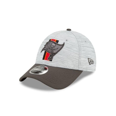 Tampa Bay Buccaneers Gorra | New Era Official NFL Training Stretch Snap 9forty Adjustable Cap Mexico - Rojos